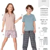 Burda Schnittmuster 9288 Kinder Kombination Schlafanzug