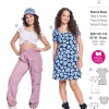 Burda Schnittmuster 9214 Kinder Kleid & Bluse