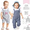 Burda Schnittmuster 9337 Kinder Latzhose