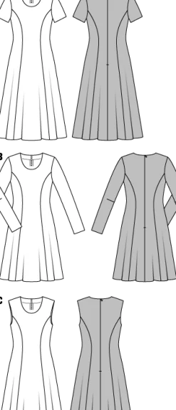 Burda Schnittmuster 6821 Kleid