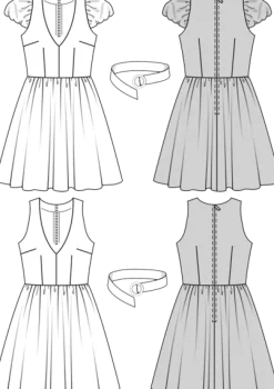 Burda Schnittmuster 7556 Kleid