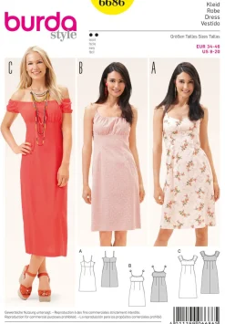 Burda Schnittmuster 6686 Kleid