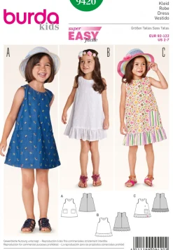 Burda Schnittmuster 9420 Kleid