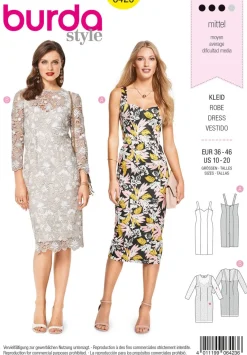 Burda Schnittmuster 6423 Kleid