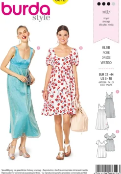 Burda Schnittmuster 6312 Kleid
