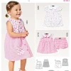 Burda Schnittmuster 9357 Kleid & Hose Kinder Größe 62-92