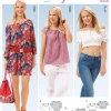 Burda Schnittmuster 6684 Kleid, Bluse
