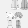 Burda Schnittmuster 2457 Kleid, Jacke, Weste