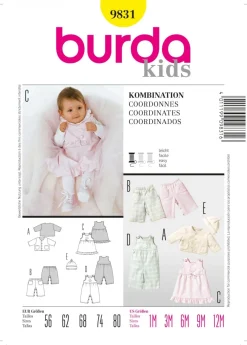 Burda Schnittmuster 9831 Kombination