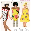 Burda Schnittmuster 2359 Kostüm Pizza & Torte & Käse Größe 44-54/56 und 36/38-48/50