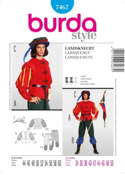 Burda Schnittmuster 7467 Landsknecht