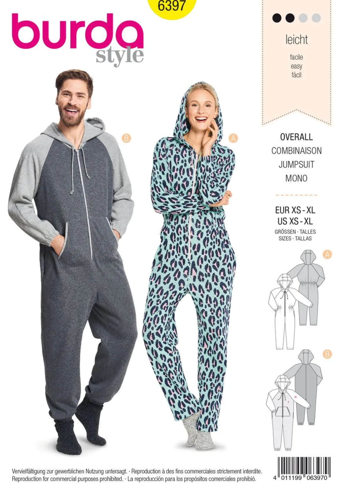 Burda Schnittmuster 6397 Overall