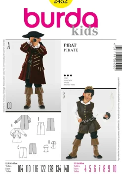 Burda Schnittmuster 2452 Pirat
