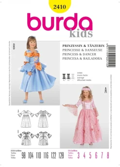 BurdaSchnittmuster 2410 Prinzessin, Tänzerin