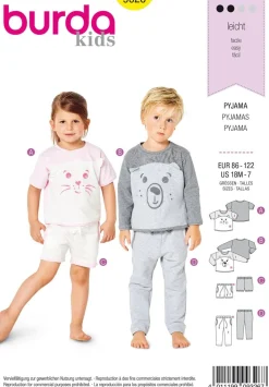 Burda Schnittmuster 9326 Pyjama