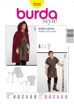 Burda Schnittmuster 7333 Robin Hood