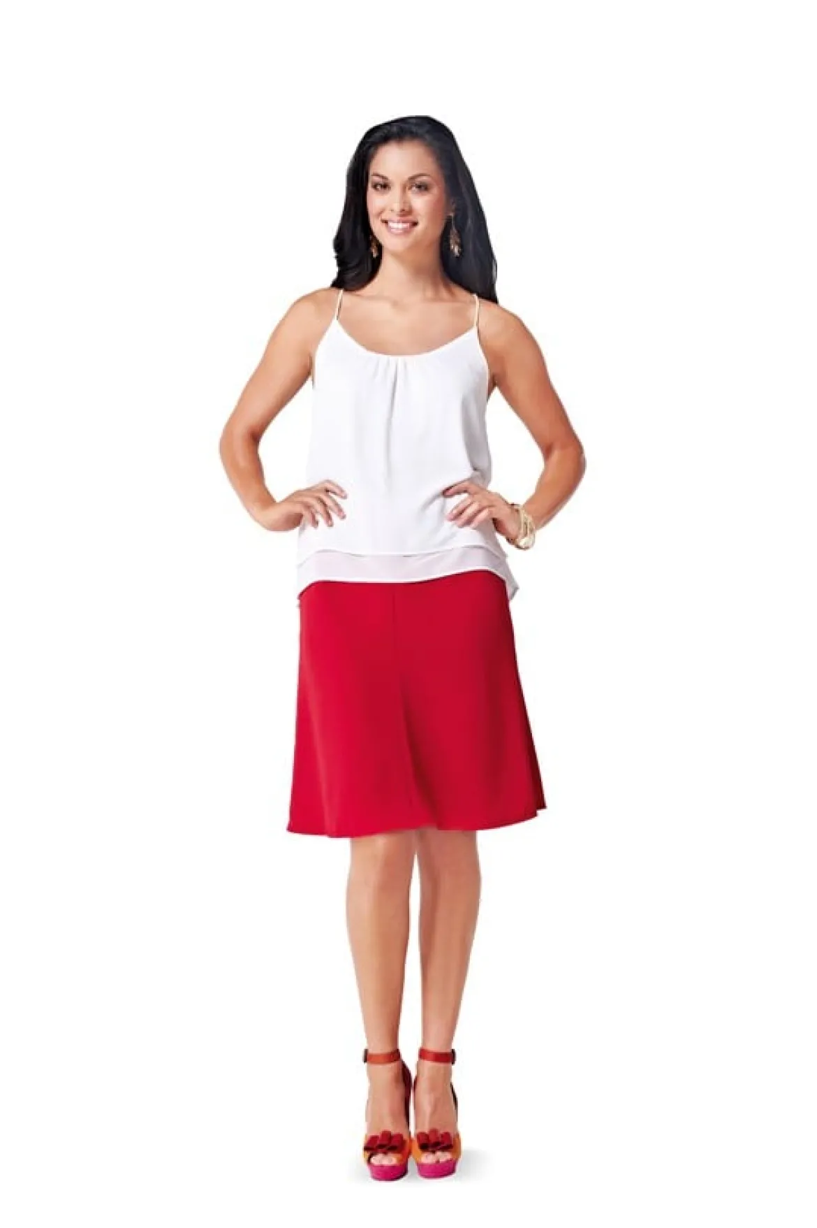Burda Schnittmuster 6818 Rock
