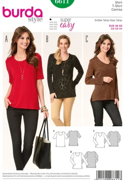 Burda Schnittmuster 6611 Shirt