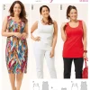 Burda Schnittmuster 6672 Shirt, Kleid