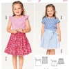 Burda Schnittmuster 9364 Shirt und Rock Kinder Größe 92-122