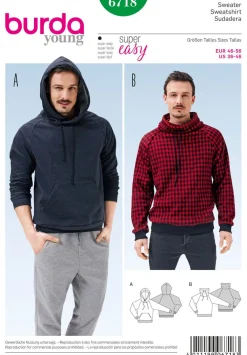 Burda Schnittmuster 6718 Sweater
