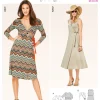 Burda Schnittmuster 6759 Wickelkleid