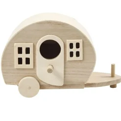 Campingwagen Miniatur aus Holz 18x8x11cm von Creativ Company