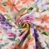 Canvas Baumwollstoff Blumen Digitaldruck grün bunt 138cm Stoffbreite
