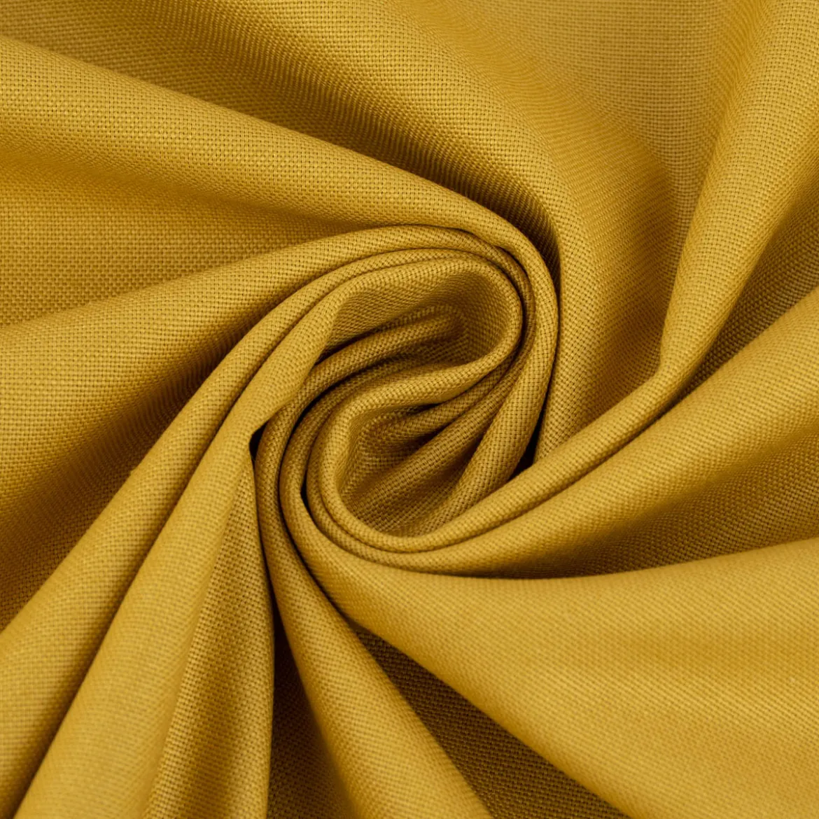 Canvas Baumwollstoff Waterproof wasserabweisende Ausrüstung uni curry-gelb 1,40m Breite