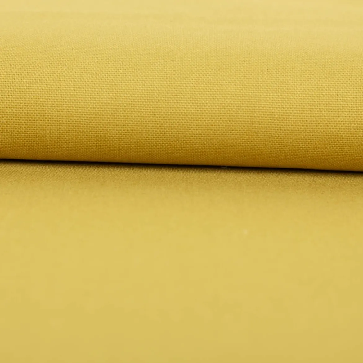 Canvas Baumwollstoff Waterproof wasserabweisende Ausrüstung uni curry-gelb 1,40m Breite