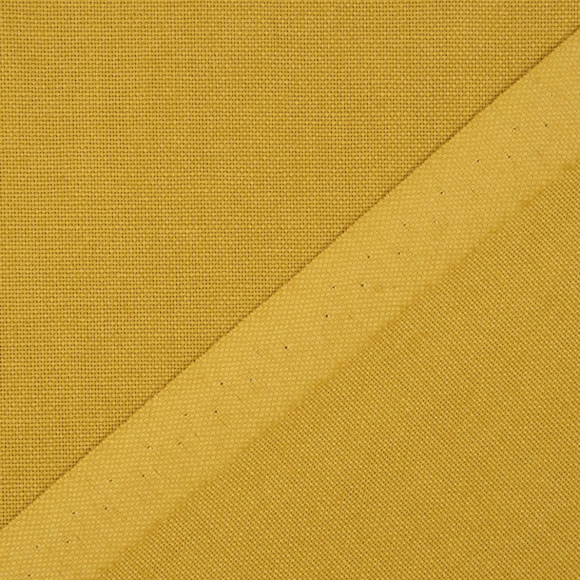 Canvas Baumwollstoff Waterproof wasserabweisende Ausrüstung uni curry-gelb 1,40m Breite