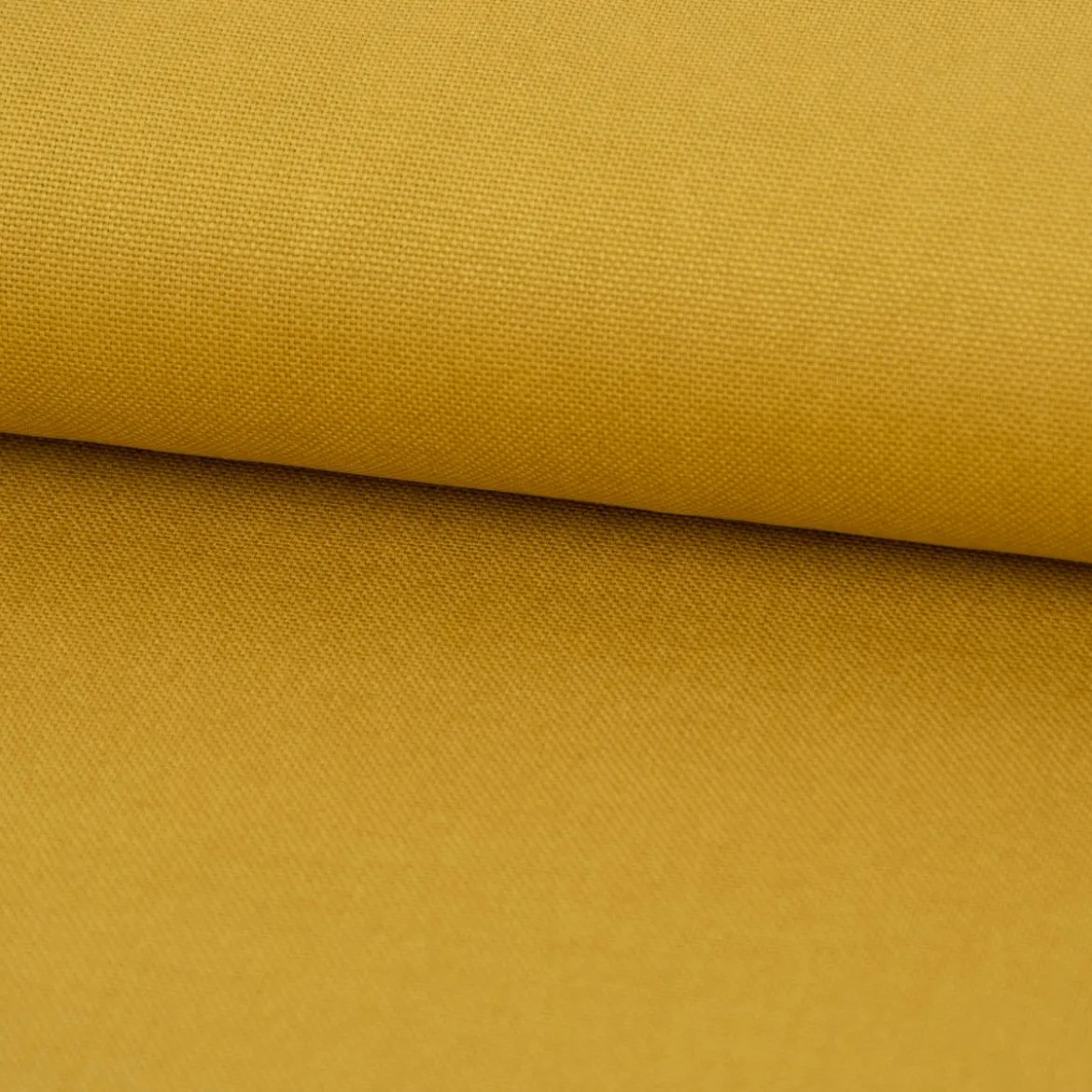 Canvas Baumwollstoff Waterproof wasserabweisende Ausrüstung uni curry-gelb 1,40m Breite