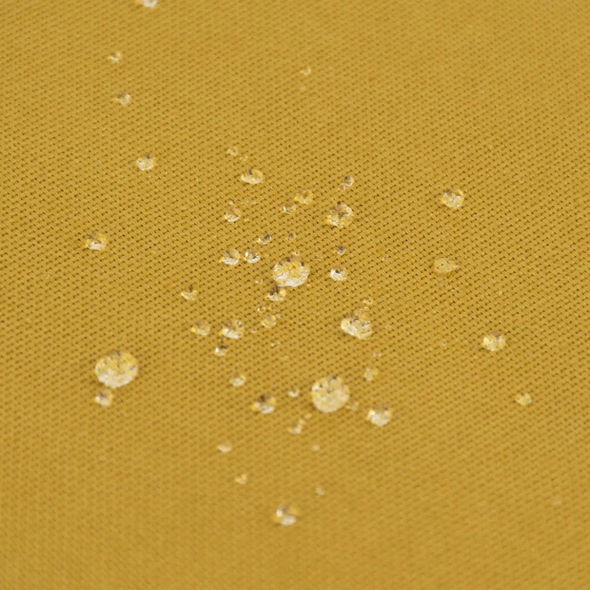 Canvas Baumwollstoff Waterproof wasserabweisende Ausrüstung uni curry-gelb 1,40m Breite