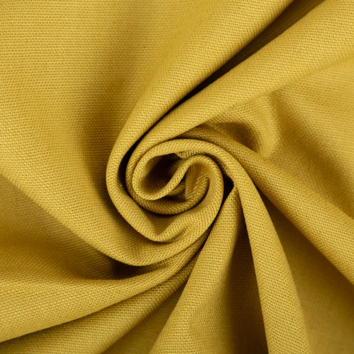 Canvas Baumwollstoff Waterproof wasserabweisende Ausrüstung uni curry-gelb 1,40m Breite