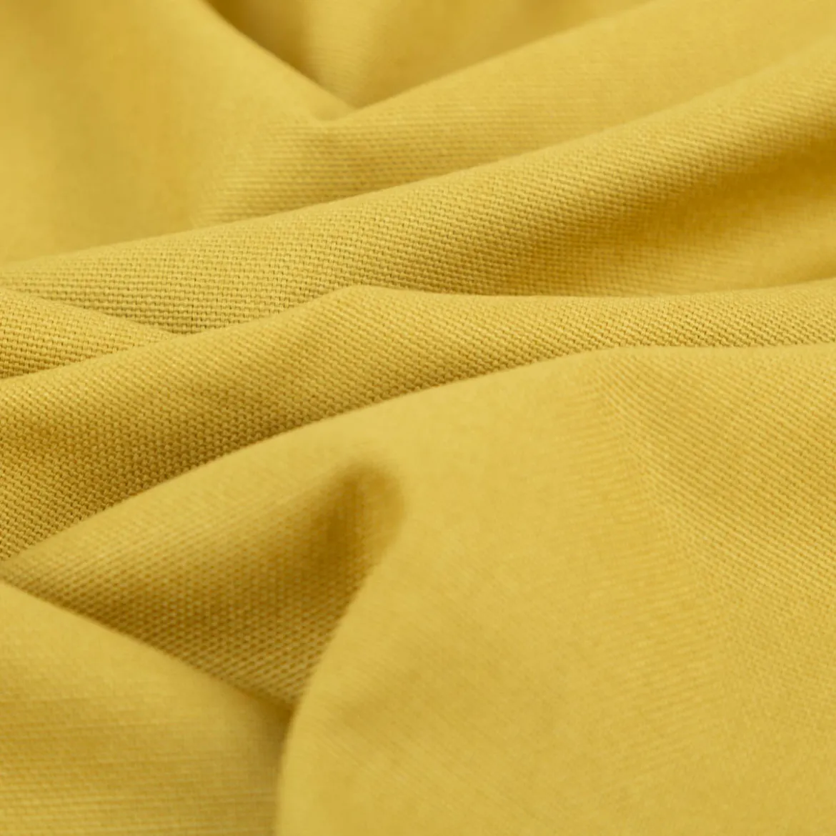 Canvas Baumwollstoff Waterproof wasserabweisende Ausrüstung uni curry-gelb 1,40m Breite