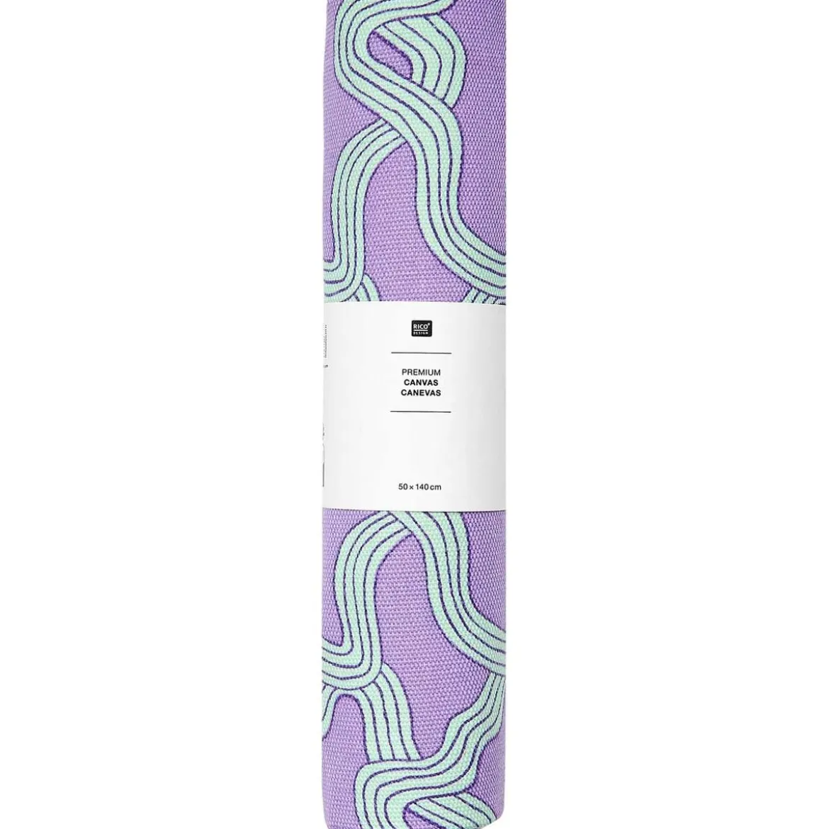 Canvas Stoff Baumwollstoff Myzel Flieder von Rico Design 50x140cm