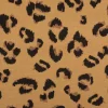 Canvas Stoff Dekostoff Baumwolle Leo-Print braun 1,50m Breite