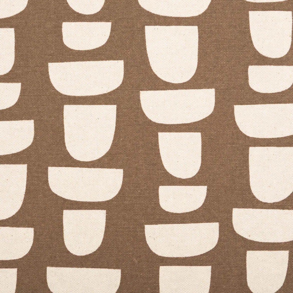 Canvas Stoff mit 70% Baumwolle Leinenlook abstrakt braun natur 1,48m Breite