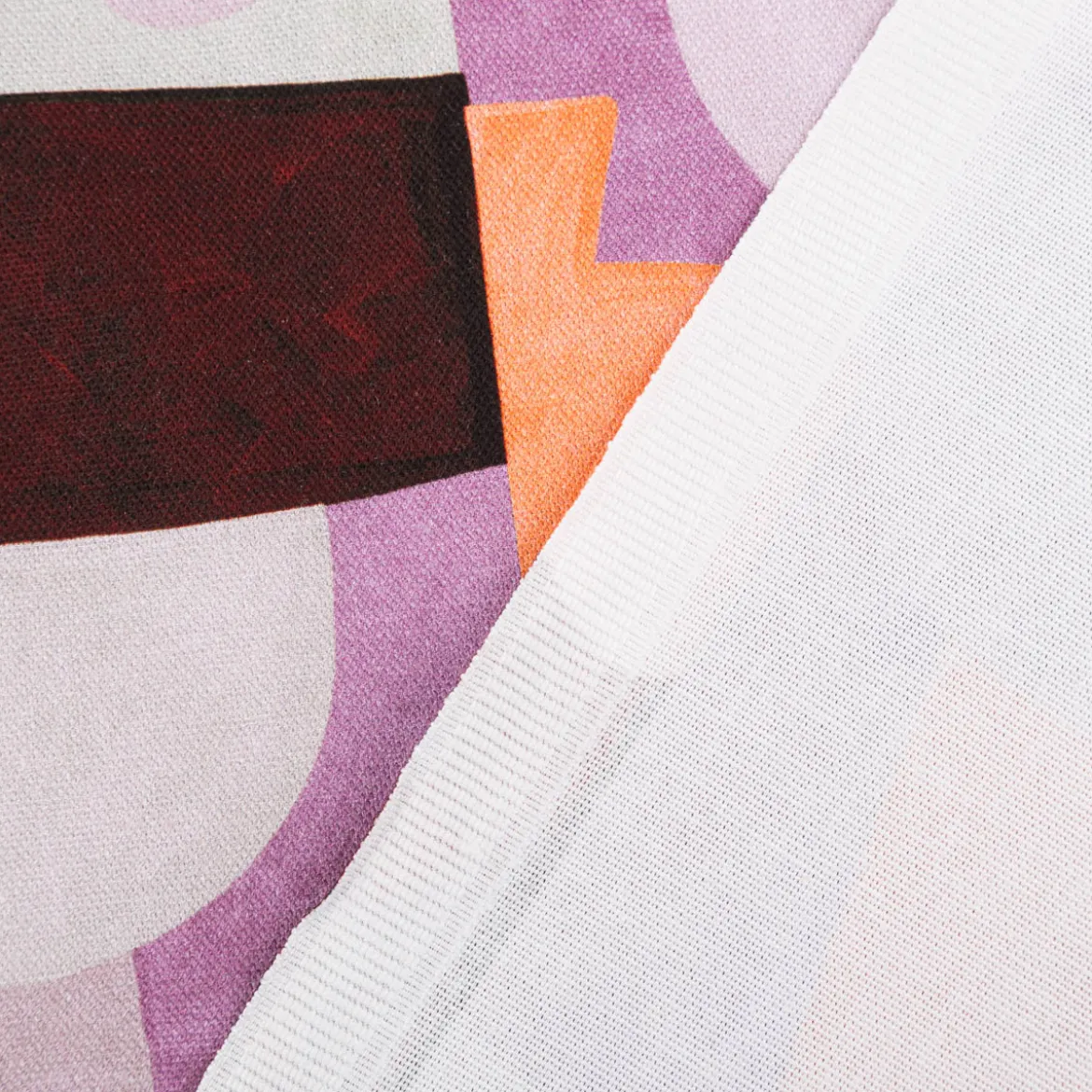 Canvas Stoff Nerida Hansen Abstract Lilac lila orange 1,40m Breite