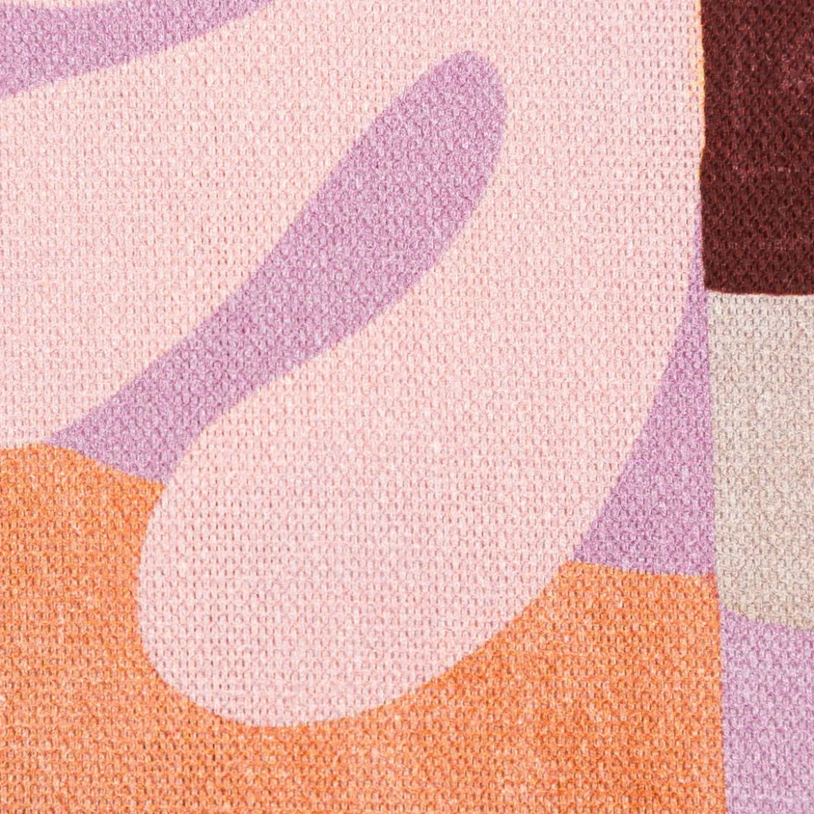 Canvas Stoff Nerida Hansen Abstract Tiffany terracotta flieder 1.4m Breite