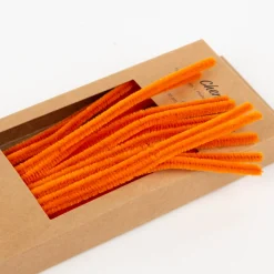 Chenilledraht Pfeifenreiniger Orange 50 Stück 30 cm x 6 mm von Creativ Company