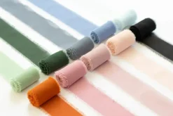 Chiffonband Kupfer 4cm x 10m für Geschenkverpackungen & Deko