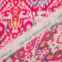Chiffon Fantasie-Ornamente pink 1,49m Breite