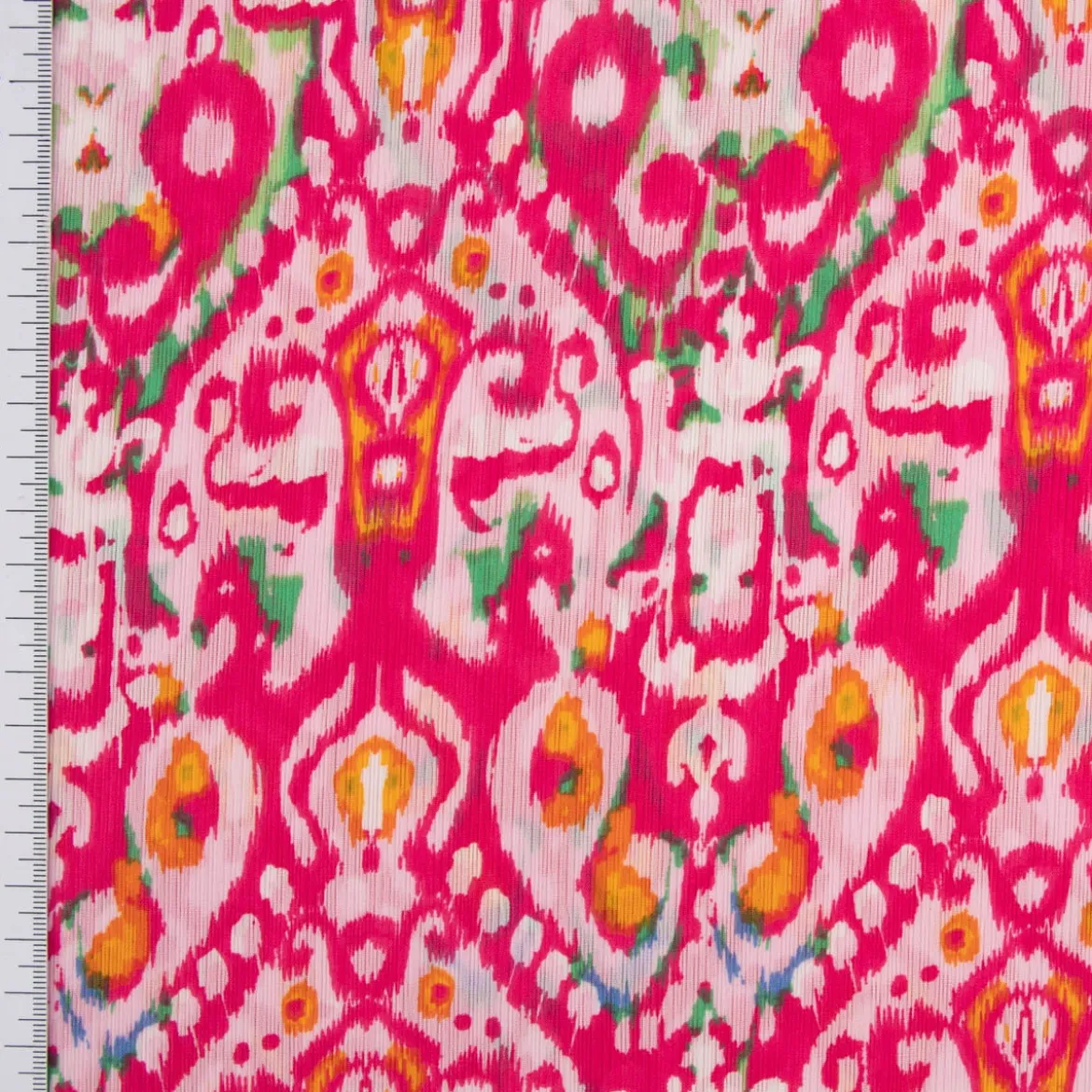 Chiffon Fantasie-Ornamente pink 1,49m Breite