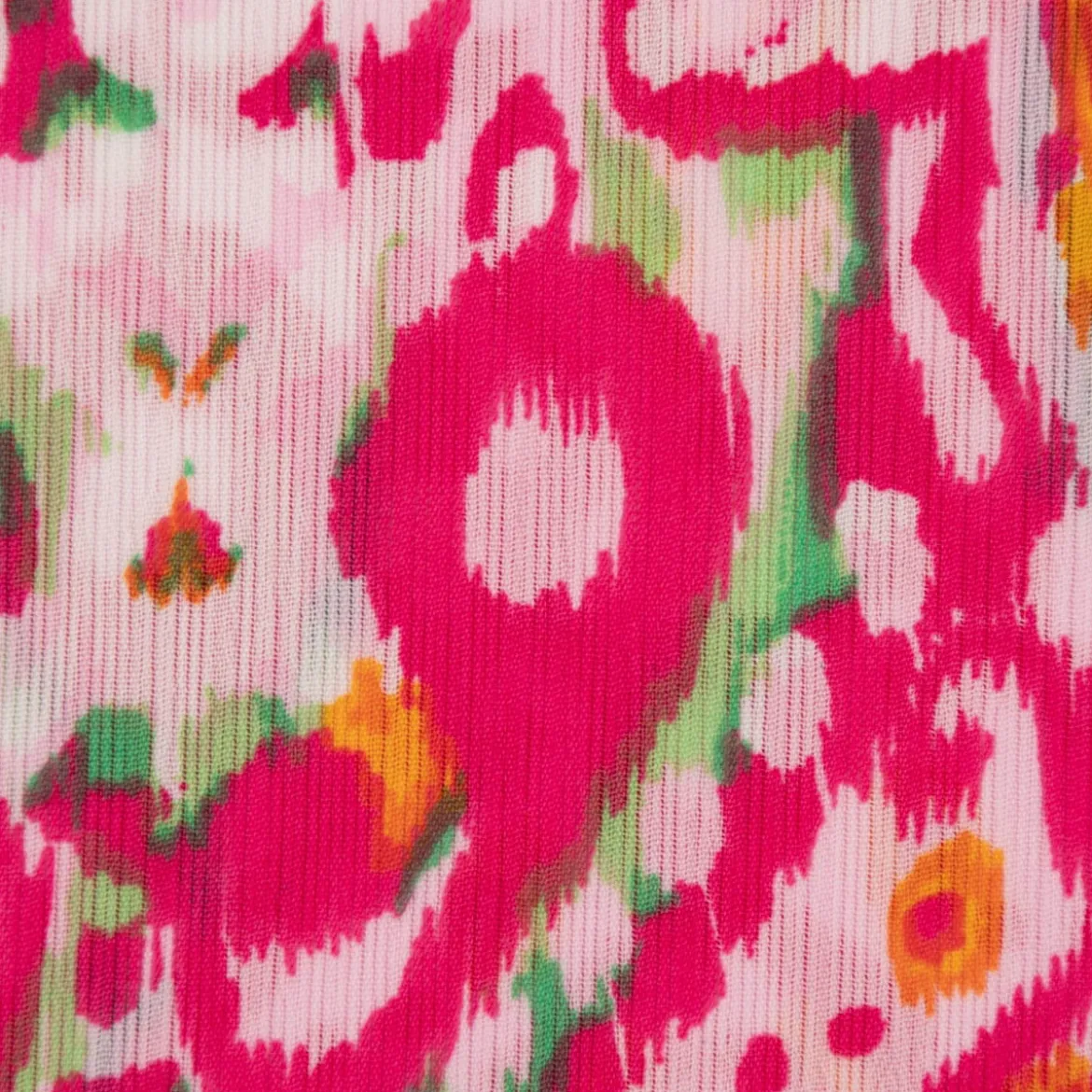 Chiffon Fantasie-Ornamente pink 1,49m Breite