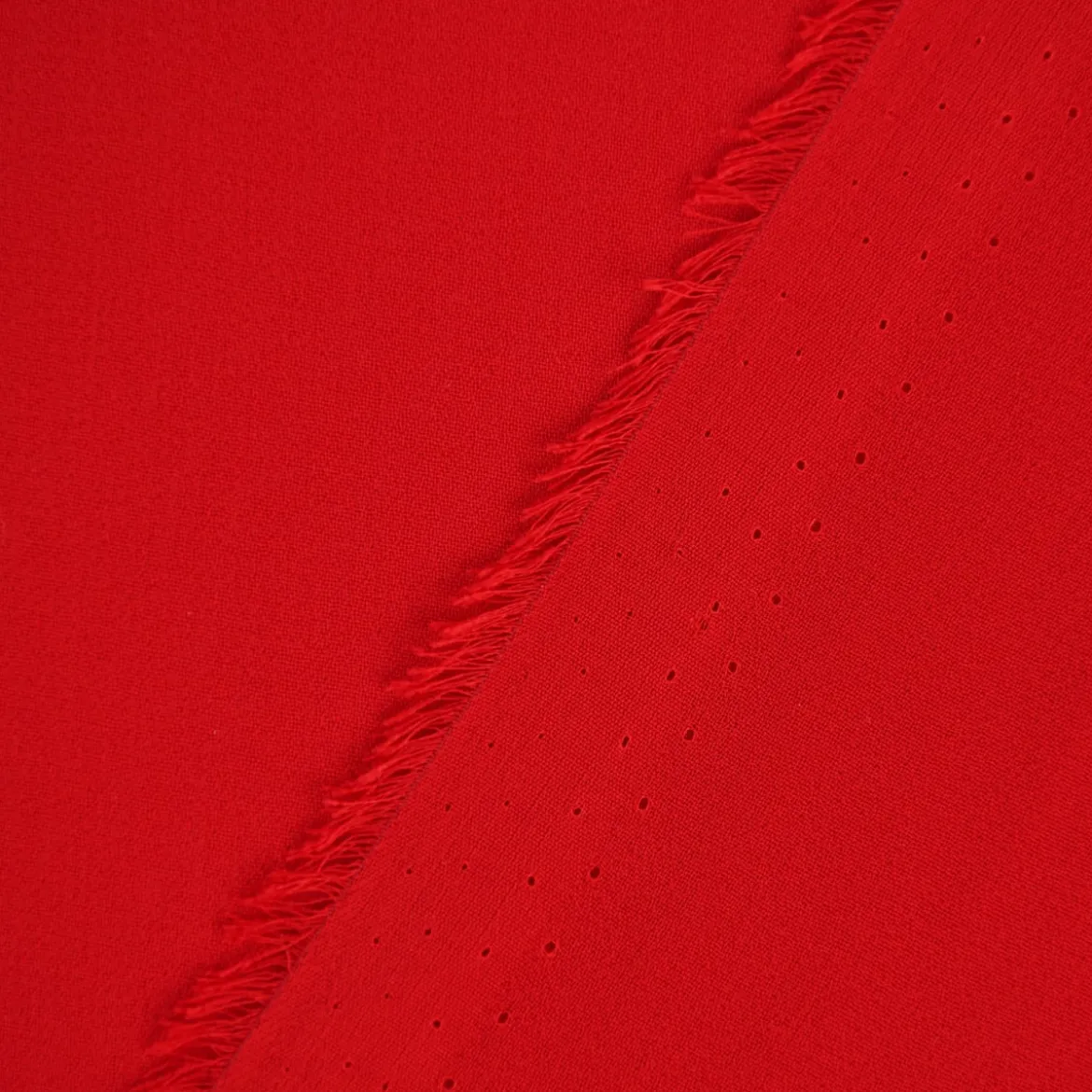 Chiffon Meterware rot