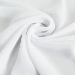 Chiffon Meterware weiß