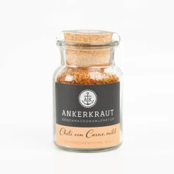 Chili con Carne mild Gewürzmischung im Glas 80g mit Korkdeckel von Ankerkraut