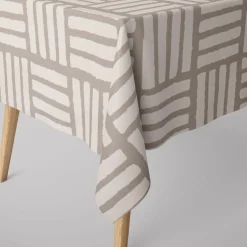 Clarke & Clarke Baumwollstoff Malva taupe braun