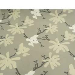 Clarke & Clarke Baumwollstoff Blumen Äste Tilda taupe grau creme